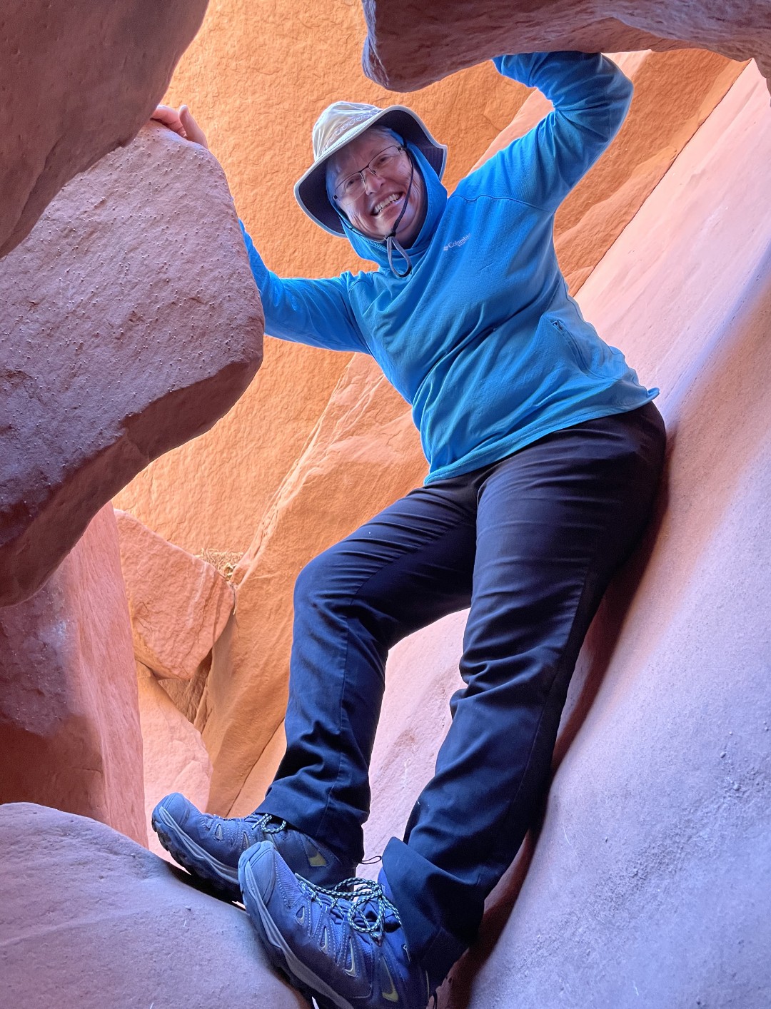 Susan Ryan Climbing